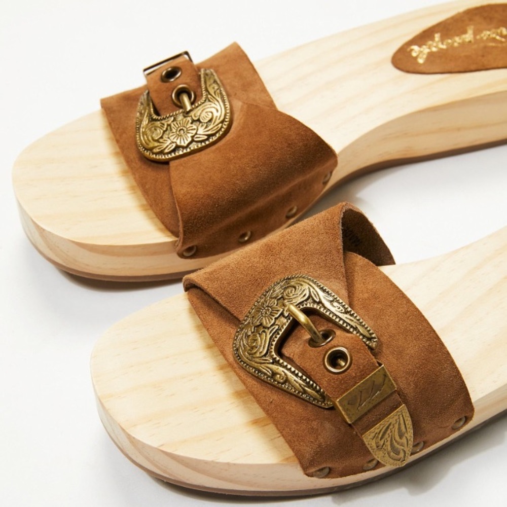 Free People westtown slide clog